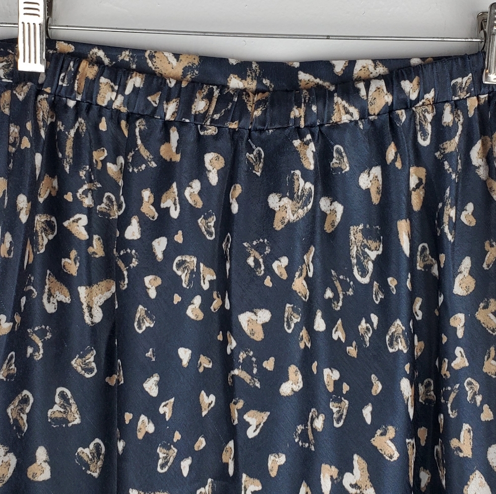 FREE PEOPLE KENDALL SATIN MIDI SKIRT - Picture 7 of 8